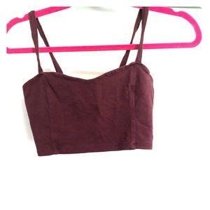 Sliced back crop top!